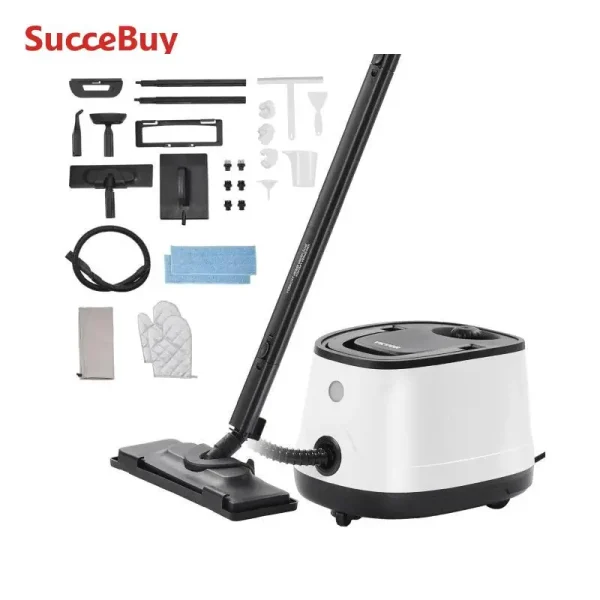 Multipurpose Powerful Steam Cleaner with 51oz Tank and Portable Handle for Grout Tile Floors